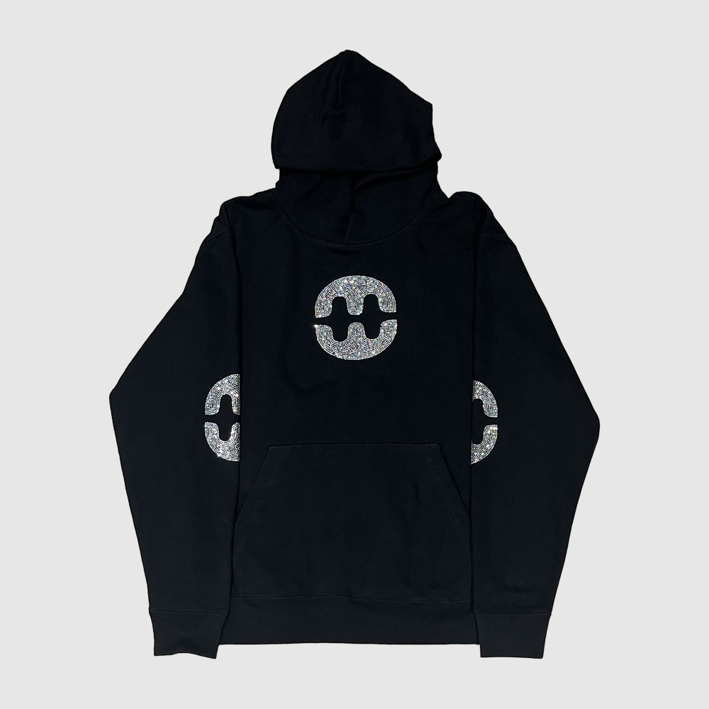 Halfway Rhinestone Hoodie - 2