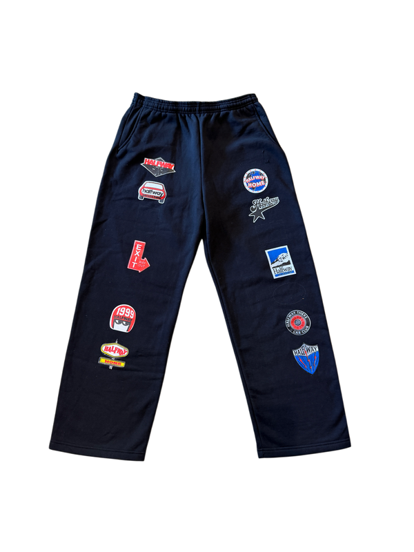 Patch work Sweat Pants