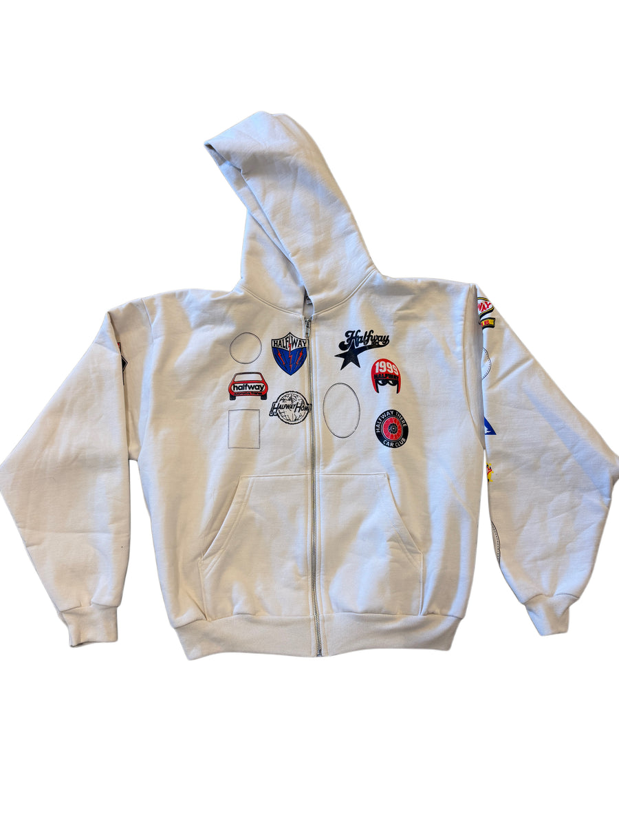 Patch Zip Hoodies - 3